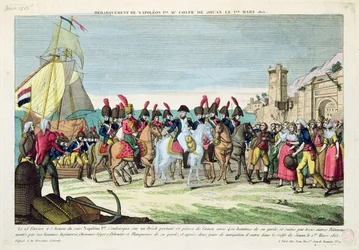 Napoléon (1769-1821) partant pour Golfe-Juan, 1er mars 1815